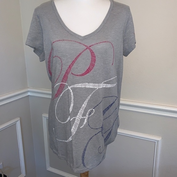 COLUMBIA T-Shirt Gray - Women’s Large - Picture 1 of 3